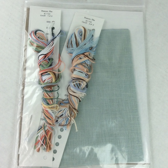 The Design Connections The Dancer By Renoir Counted Cross Stitch Kit K7-745 NEW